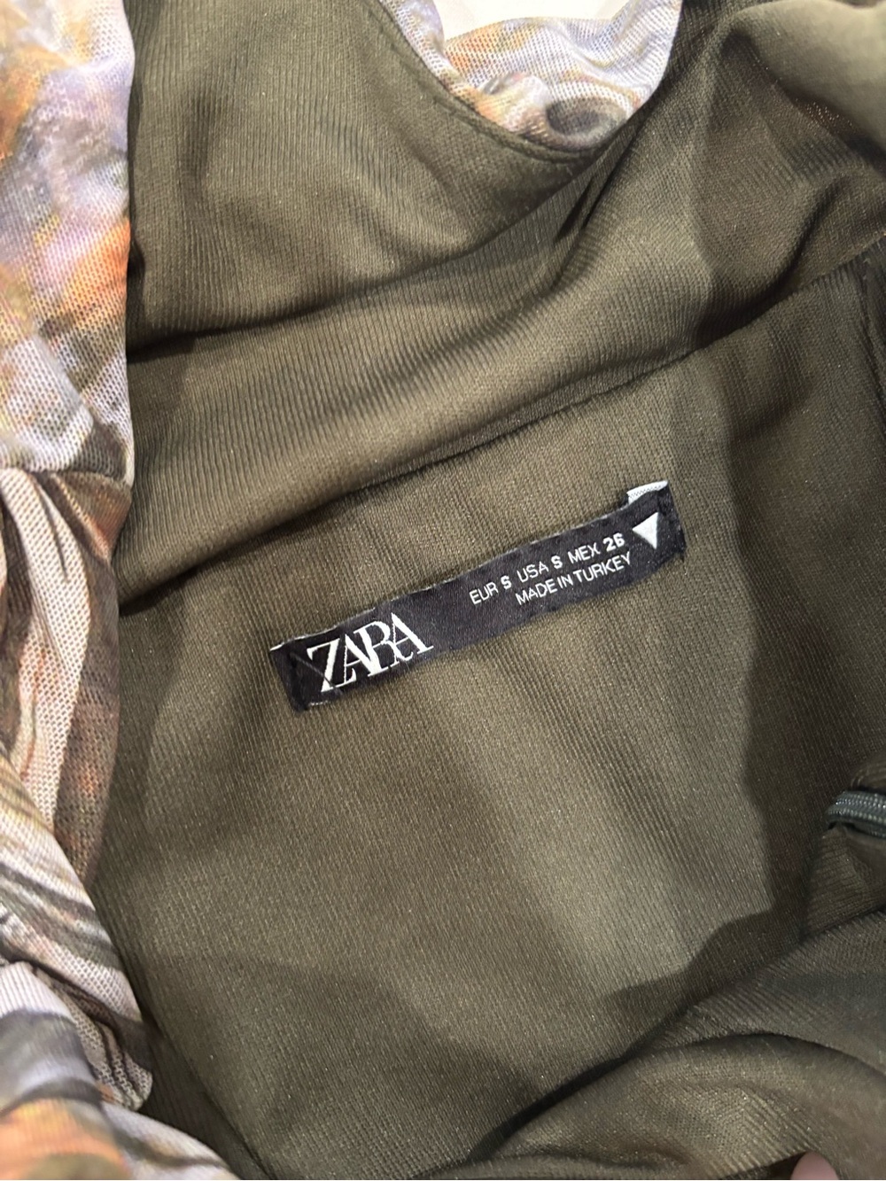 Zara One Shoulder Marble Top - Picture 3 of 3